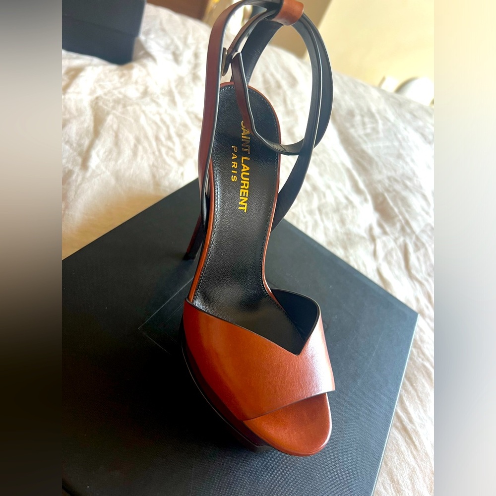 *NEW* Saint Laurent Tribute Sandals 105mm